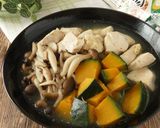 鶏肉とかぼちゃの野菜ブイヨン煮作り方5写真