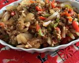 残ったオムレツの具でチーズ焼き作り方2写真