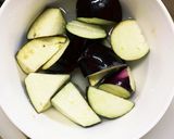 根菜茄子甘辛味噌炒め味温野菜サラダ作り方6写真
