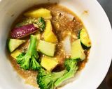 根菜茄子甘辛味噌炒め味温野菜サラダ作り方13写真