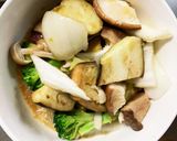 根菜茄子甘辛味噌炒め味温野菜サラダ作り方14写真