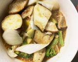 根菜茄子甘辛味噌炒め味温野菜サラダ作り方15写真