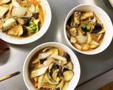 根菜茄子甘辛味噌炒め味温野菜サラダ作り方17写真