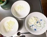 レンジ肉無豆腐甘辛オニオンきな粉野菜炒め作り方3写真