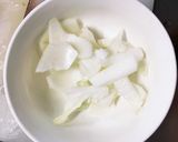 レンジ肉無豆腐甘辛オニオンきな粉野菜炒め作り方6写真