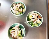 レンジ肉無豆腐甘辛オニオンきな粉野菜炒め作り方11写真