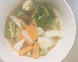 レンジ肉無豆腐甘辛オニオンきな粉野菜炒め作り方14写真