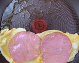 ハム巻き玉子焼き作り方4写真