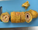 ハム巻き玉子焼き作り方10写真