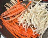 大根の皮でスパイスきんぴらごぼう作り方4写真