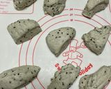 黒ごまチーズの米粉ちぎりパン作り方2写真