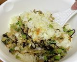 楽！大根の葉とジャコの混ぜ込みご飯作り方4写真