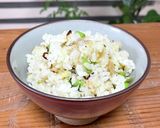 楽！大根の葉とジャコの混ぜ込みご飯作り方5写真