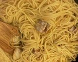 豚バラとキムチのパスタ作り方7写真