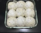 黒ごまチーズの米粉ちぎりパン作り方9写真