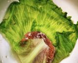 【スープ食】鹿のハンバーグでロールレタス作り方1写真