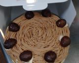 モンブランのホールケーキ作り方34写真