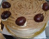 モンブランのホールケーキ作り方33写真