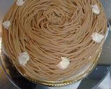モンブランのホールケーキ作り方32写真