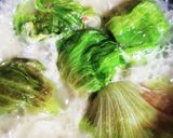 【スープ食】鹿のハンバーグでロールレタス作り方3写真