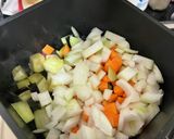 お野菜トロトロ☆ごろごろミネストローネ作り方1写真