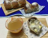 黒ごまチーズの米粉ちぎりパン作り方13写真