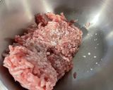 ワンタン★豚ひき肉＋ひじき作り方1写真