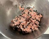 ワンタン★豚ひき肉＋ひじき作り方2写真