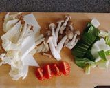 豆腐入りあんかけ焼きそば作り方2写真