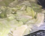レンジで1分半！ちぎりキャベツのゴマ和え作り方1写真
