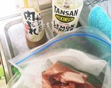豚ロース変わり生姜焼き、すもも添え作り方1写真