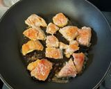 m秋鮭(生鮭)のガーリックマヨ焼き作り方2写真