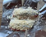 m秋鮭(生鮭)のガーリックマヨパン粉焼き作り方2写真