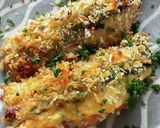 m秋鮭(生鮭)のガーリックマヨパン粉焼き作り方4写真