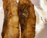 たらのバター照り焼き　長いもとしめじ添え作り方5写真