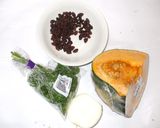 かぼちゃ干しぶどうサラダ♪疲れに簡単薬膳作り方1写真
