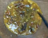 レンジで!さんま蒲焼きとなめ茸の卵とじ丼作り方6写真