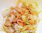 レンチンで完結！白菜お揚げの麺つゆ煮作り方3写真