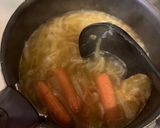 レタスとチーズのオニオンスープ作り方5写真