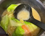 レタスとチーズのオニオンスープ作り方7写真