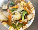 レンジもやし入きな粉オイスター味甘酢酢豚作り方13写真