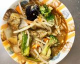 レンジもやし入きな粉オイスター味甘酢酢豚作り方14写真