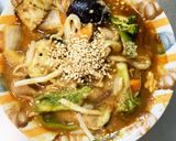 レンジもやし入きな粉オイスター味甘酢酢豚作り方17写真