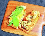 サラダチキンのせサラダトースト作り方6写真