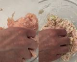 マヨでしっとり！甘酢レンコンつくね丼作り方3写真
