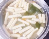 キャベツとにんじんのみそ汁作り方4写真