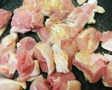 鶏肉とレンコンのあまから炒め作り方1写真