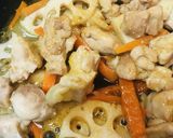 鶏肉とレンコンのあまから炒め作り方3写真