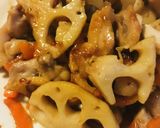 鶏肉とレンコンのあまから炒め作り方4写真