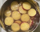 さつまいもの塩レモン煮作り方4写真